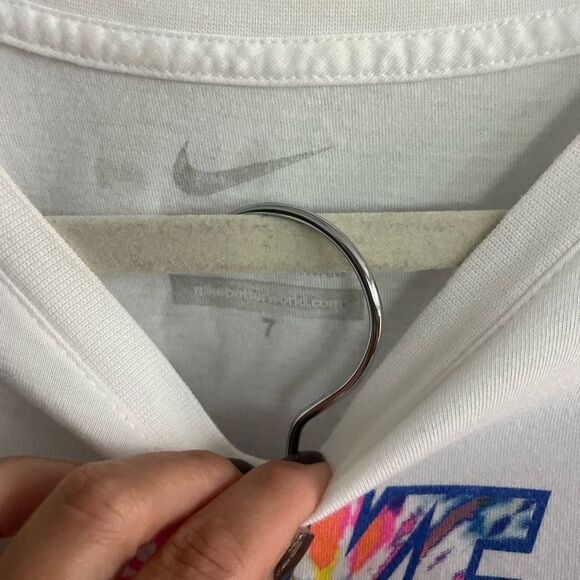 Nike boys Tye Dye White Blue T-shirt and Jogger outfit Bundle size 7 - Picture 5 of 9